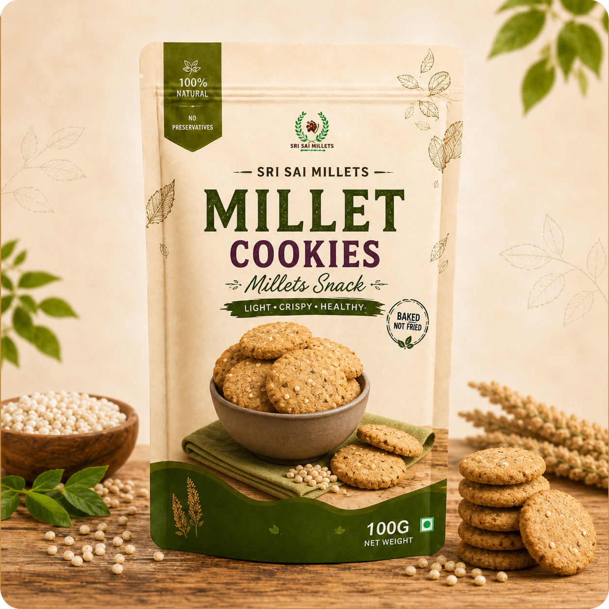 Millet Cookies