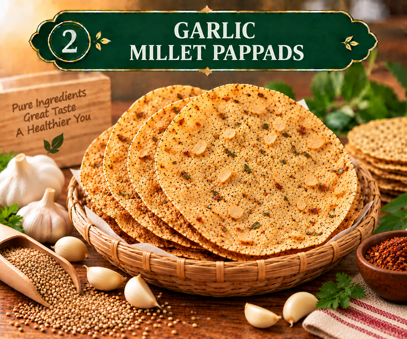 GARLIC PAPPAD