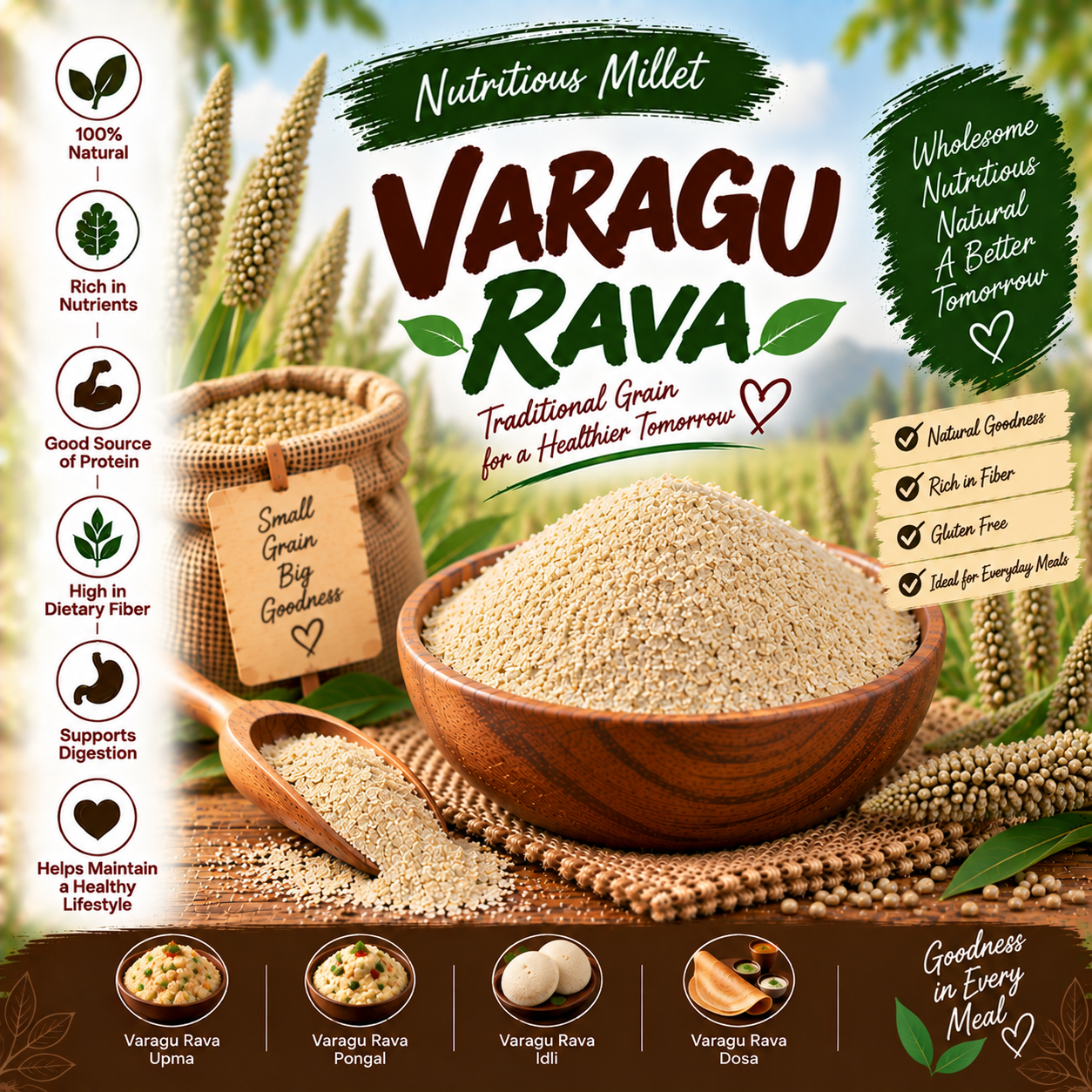 VARAGU RAVA