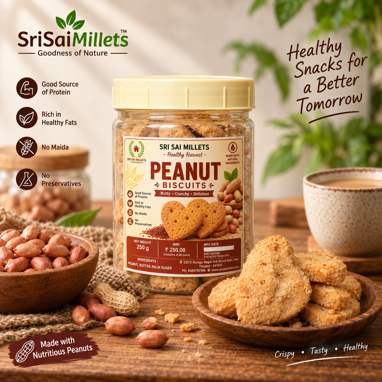 PEANUT BISCUITS