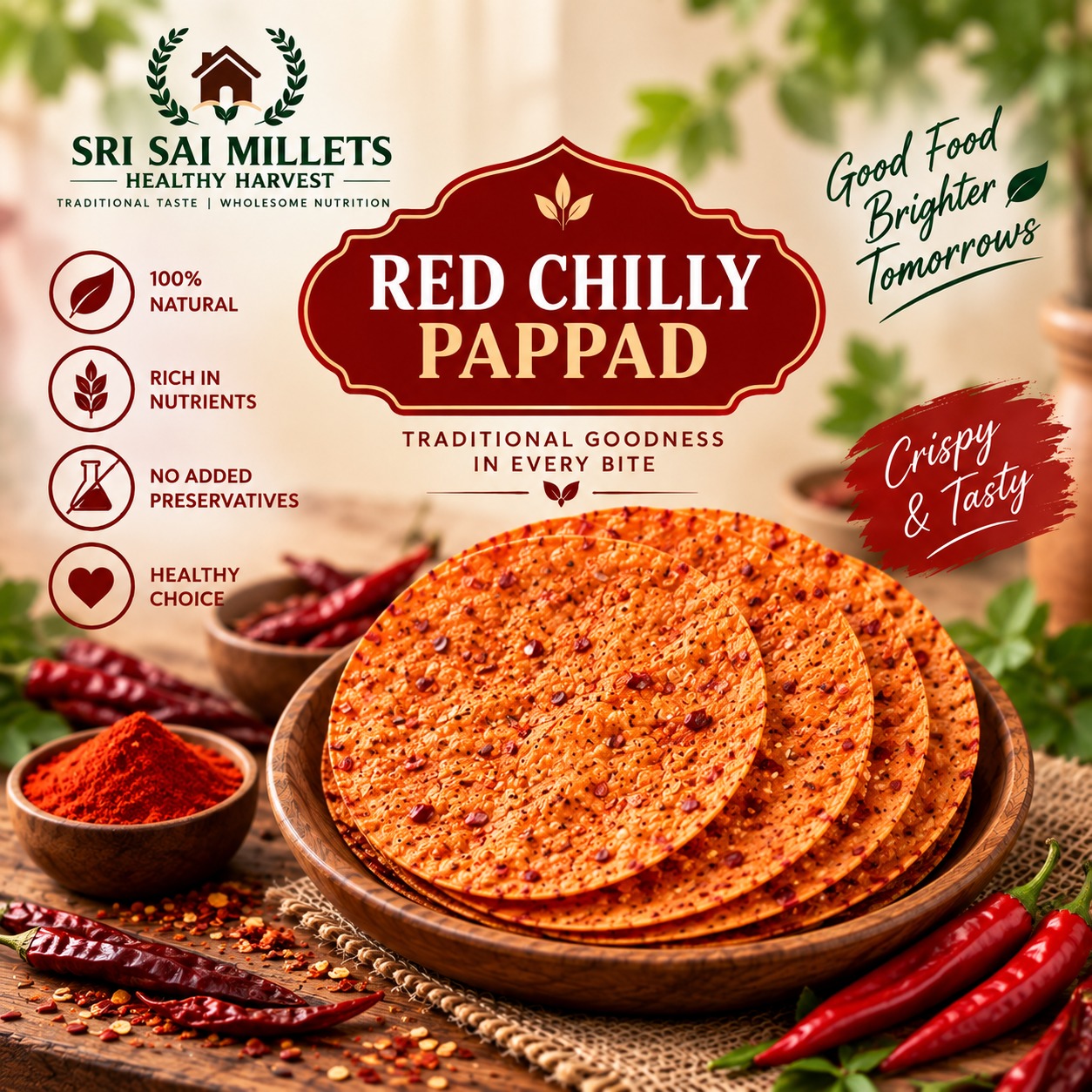 RED CHILLY PAPPAD