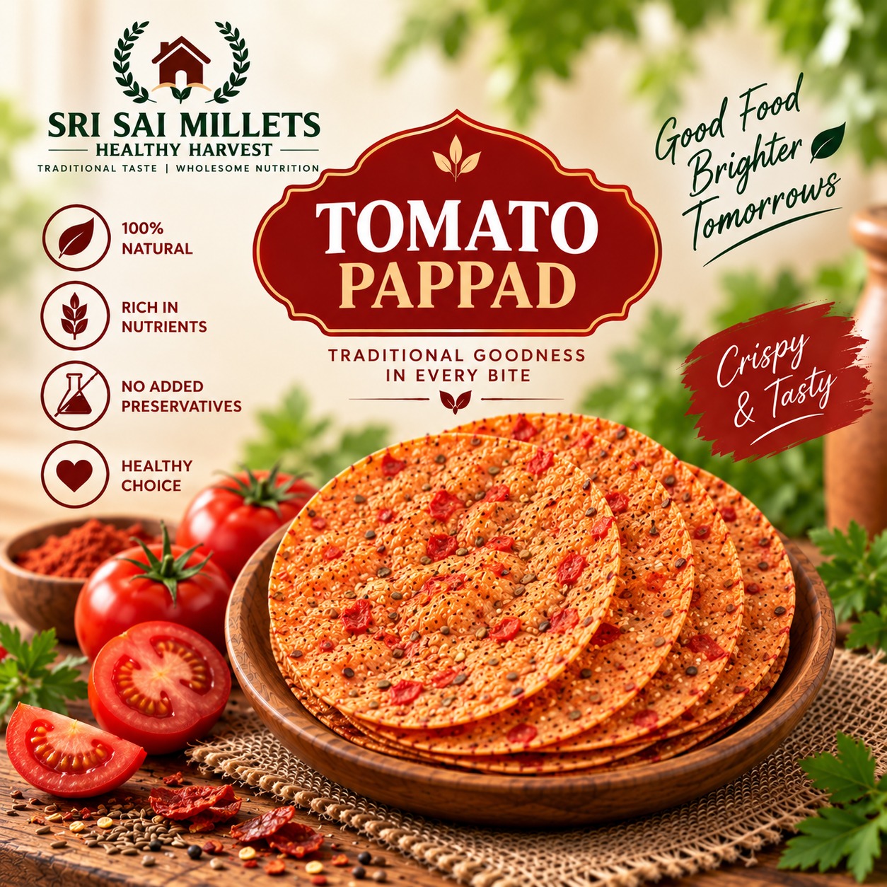 TOMATO PAPPAD